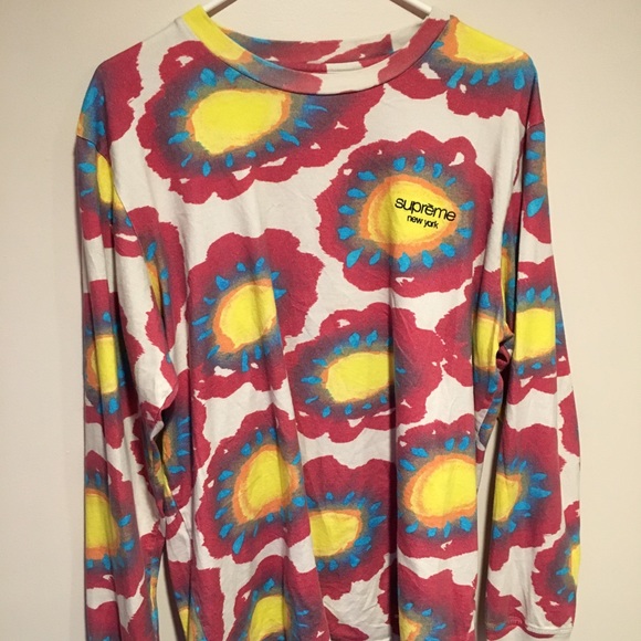 Supreme Other - Supreme Painted Flowers L/S